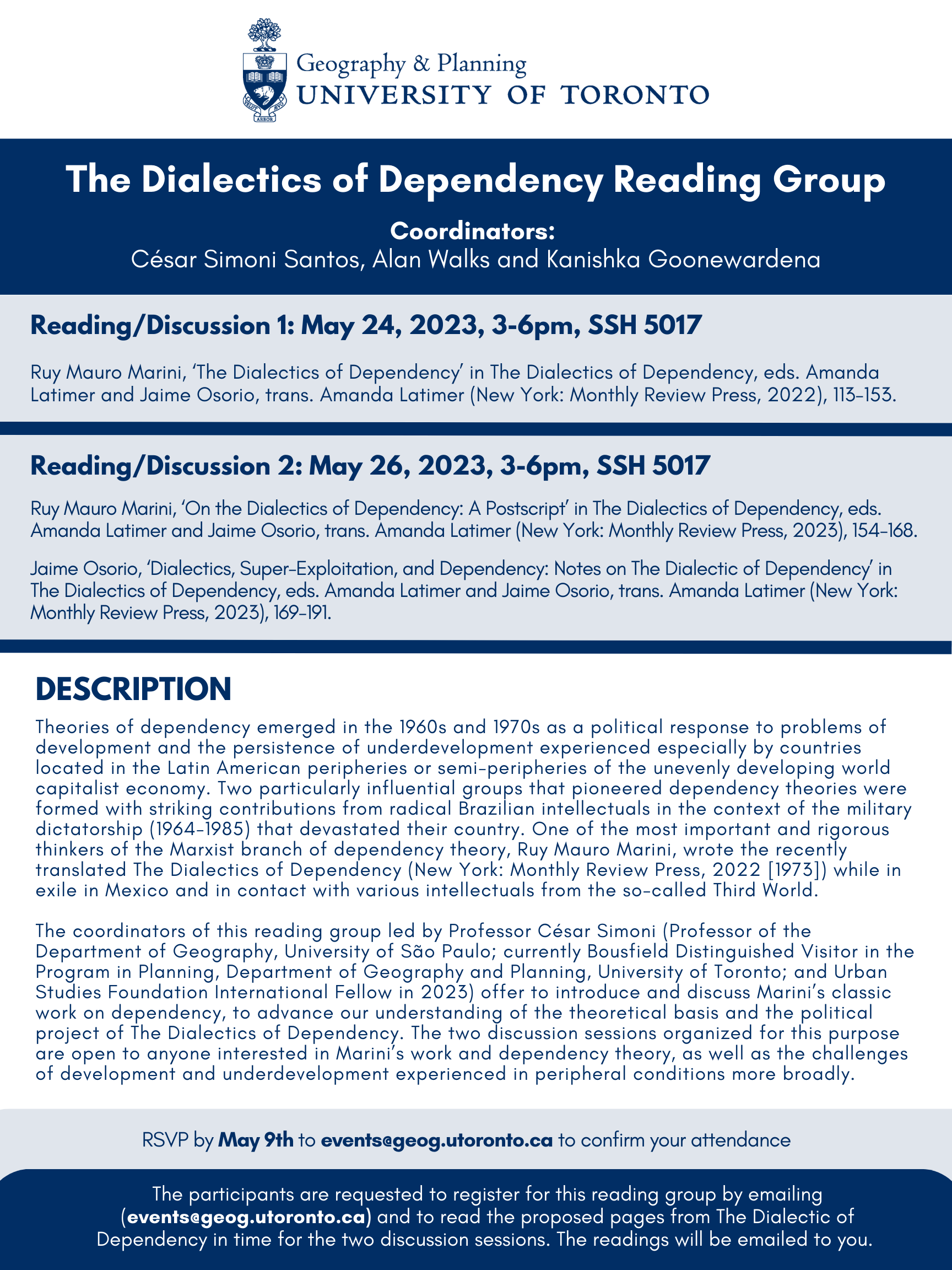 The Dialectics of Dependency Reading Group - Poster