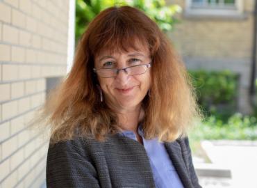 Portrait photograph of Karen Chapple. 